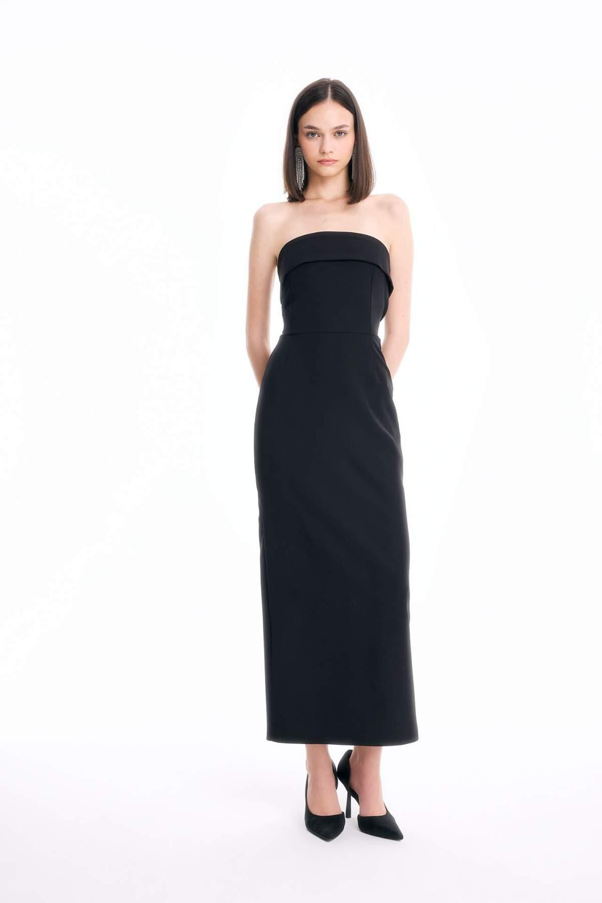 DeFacto Ženska haljina, Crna