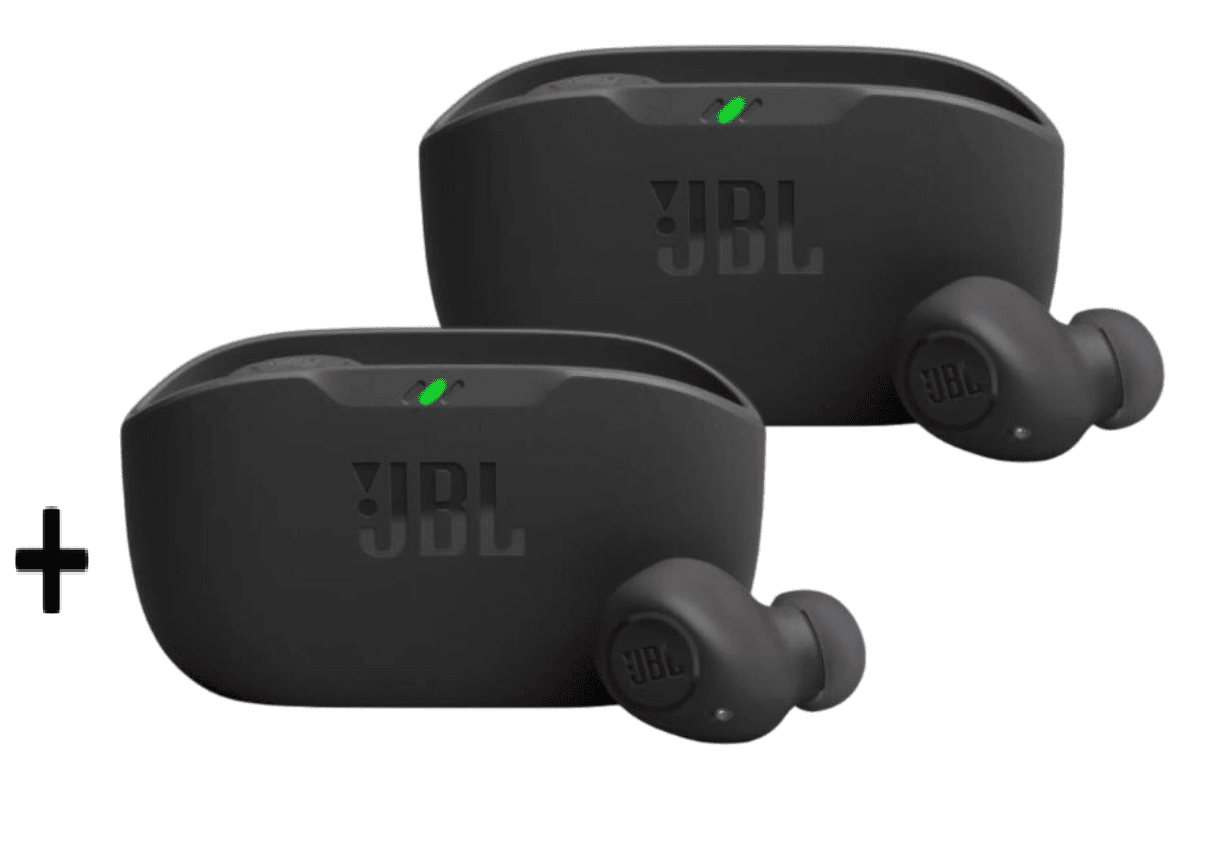 JBL Bežične bluetooth slušalice TWS, Crne, 1+1