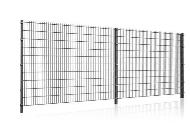 2D Panelna ograda 8x6x8mm, Pocinkovana i plastificirana, 2,5x1,83m, Antracit RAL 7016