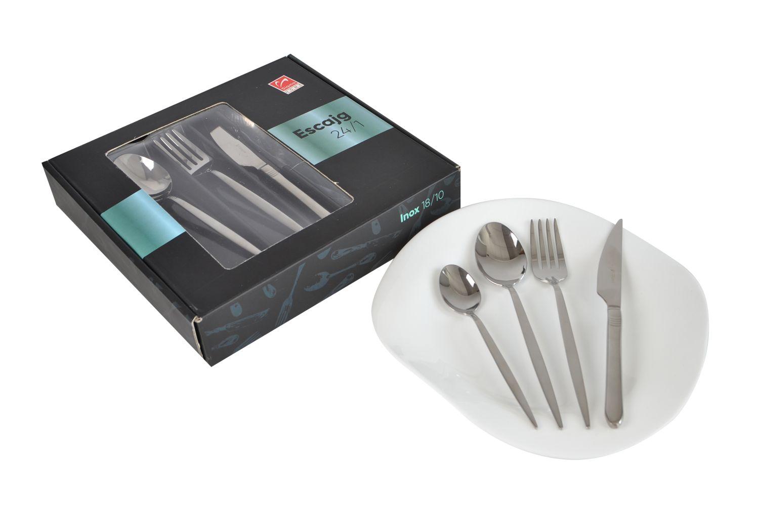 Sigma Escajg HR24-ROMA, 24 komada, Srebrne boje