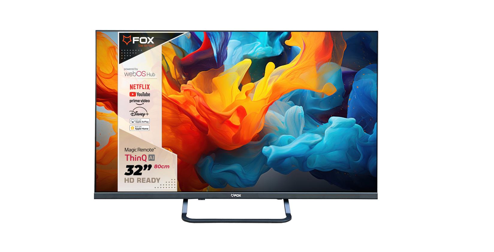 Fox Smart televizor 32WOS650C 32'', HD Ready, Smart TV, Crni