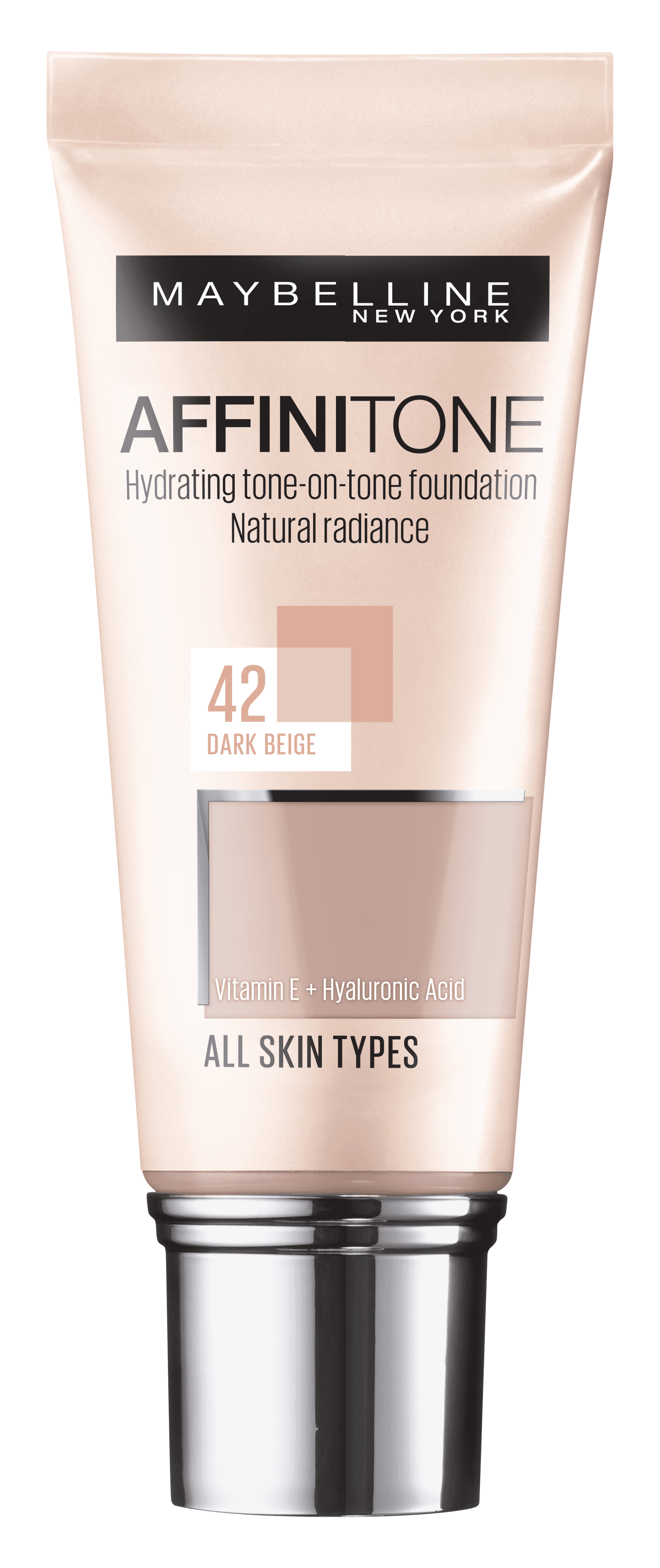 MAYBELLINE New York Tečni puder Affinitone 42 Dark Beige