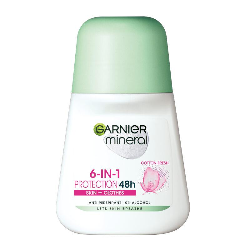 Selected image for GARNIER Mineral Deo Ženski Roll-on Protection 6 Cotton Fresh 50 ml