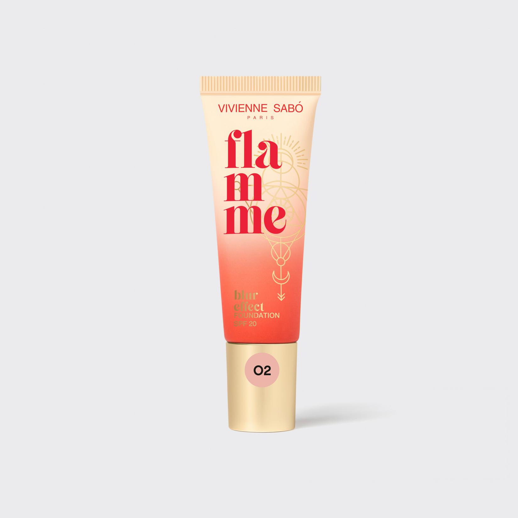 Vivienne Sabo Puder za lice sa SPF-om Flamme 02