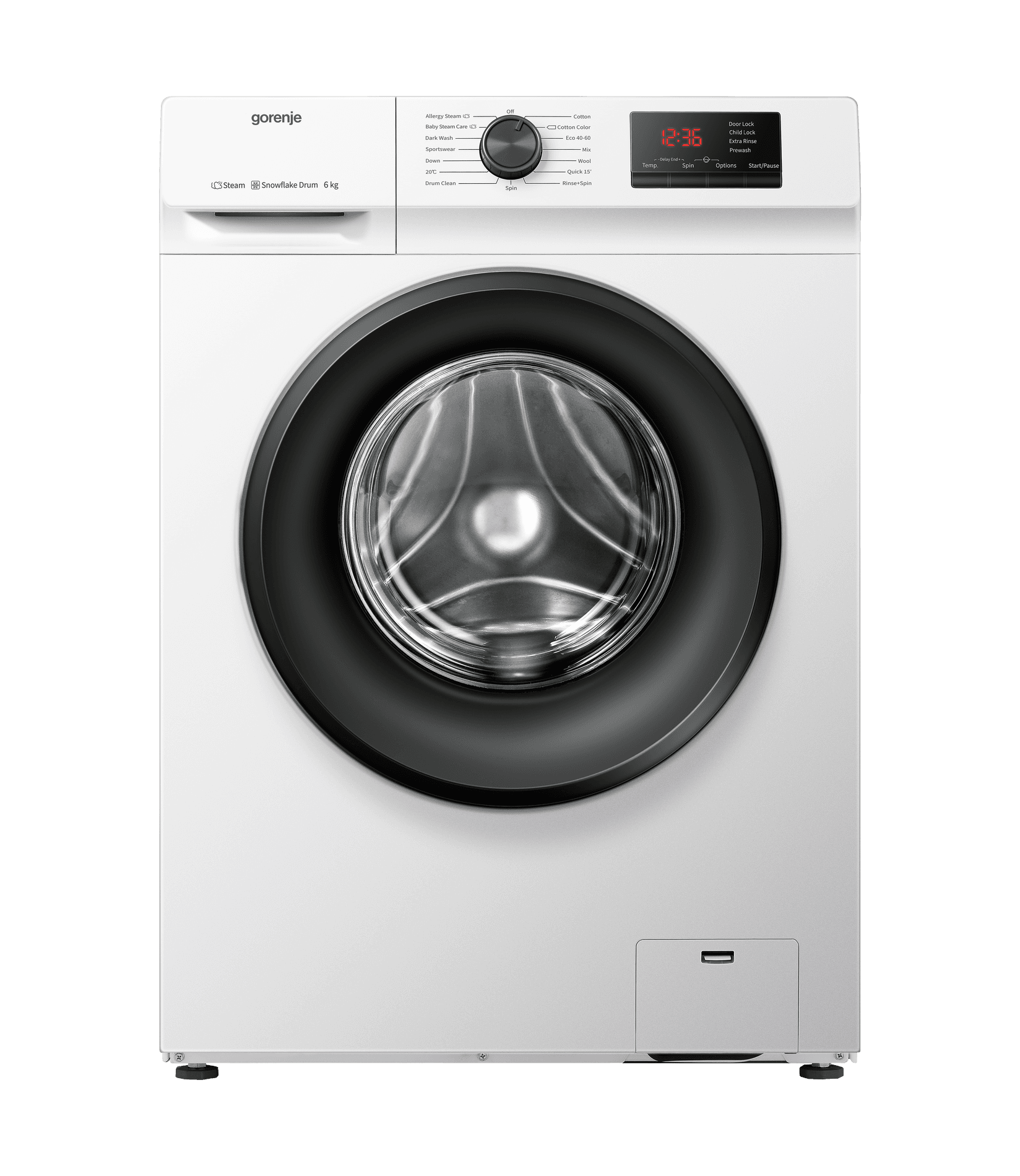 GORENJE Mašina za pranje veša WNHVB 6X2 SDS, 6 kg, 1000 rpm, Bela