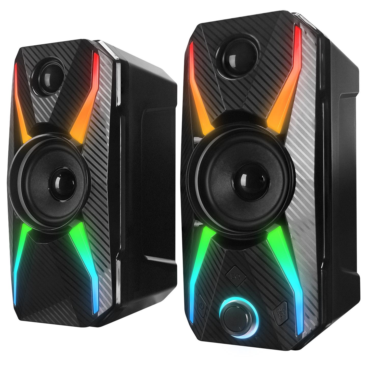 RAMPAGE Zvučnici 2.0 RMS-X5 3Wx2 USB RGB