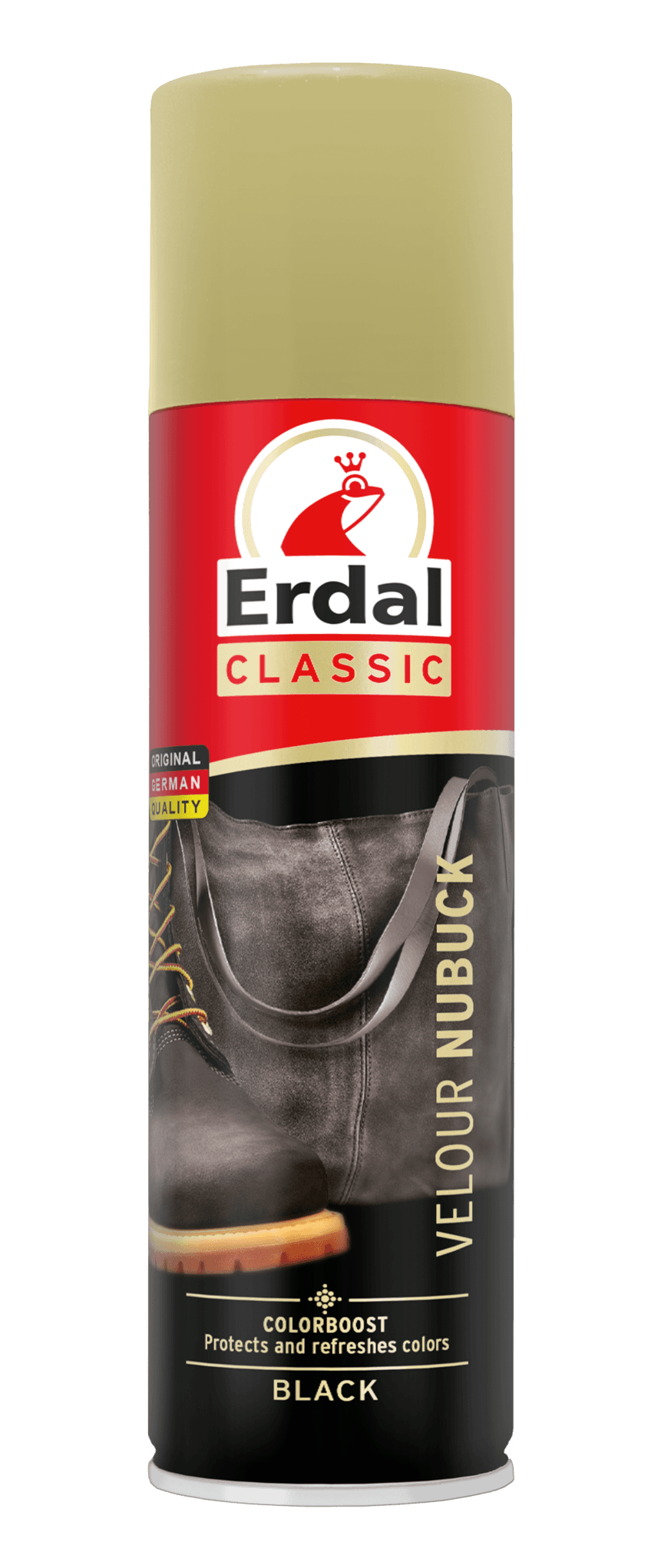 Erdal Sprej za negu obuće Velour Nubuk crni 250ml