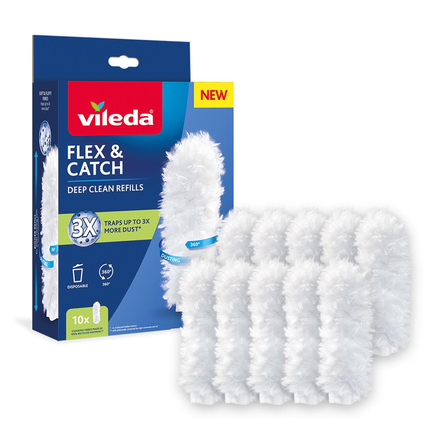 Vileda Zamenska glava za praško Flex and Catch refill, 10 komada