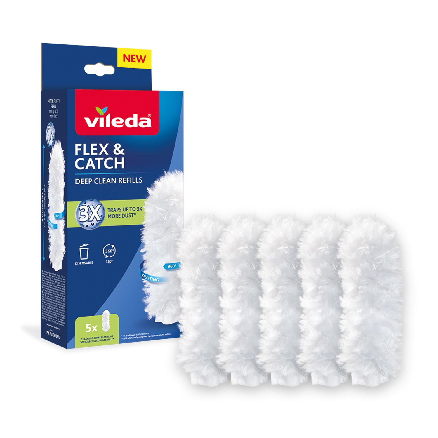 Vileda Zamenska glava za praško Flex and Catch refill, 5 komada