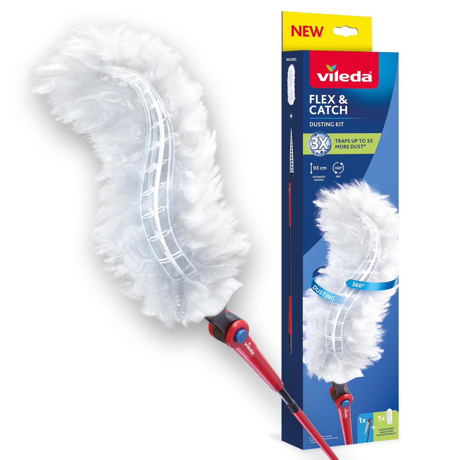 Vileda Set praško i 1 zamenska glava Flex and Catch