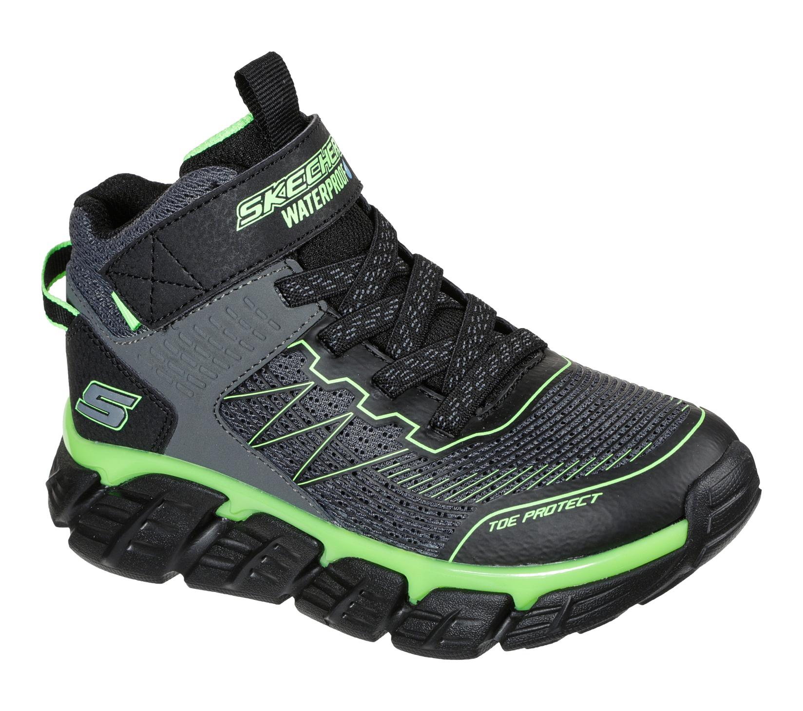 Skechers Čizme za dečake Tech-Grip-High-Surge, 403806L-CBLM, Sivo-zelene
