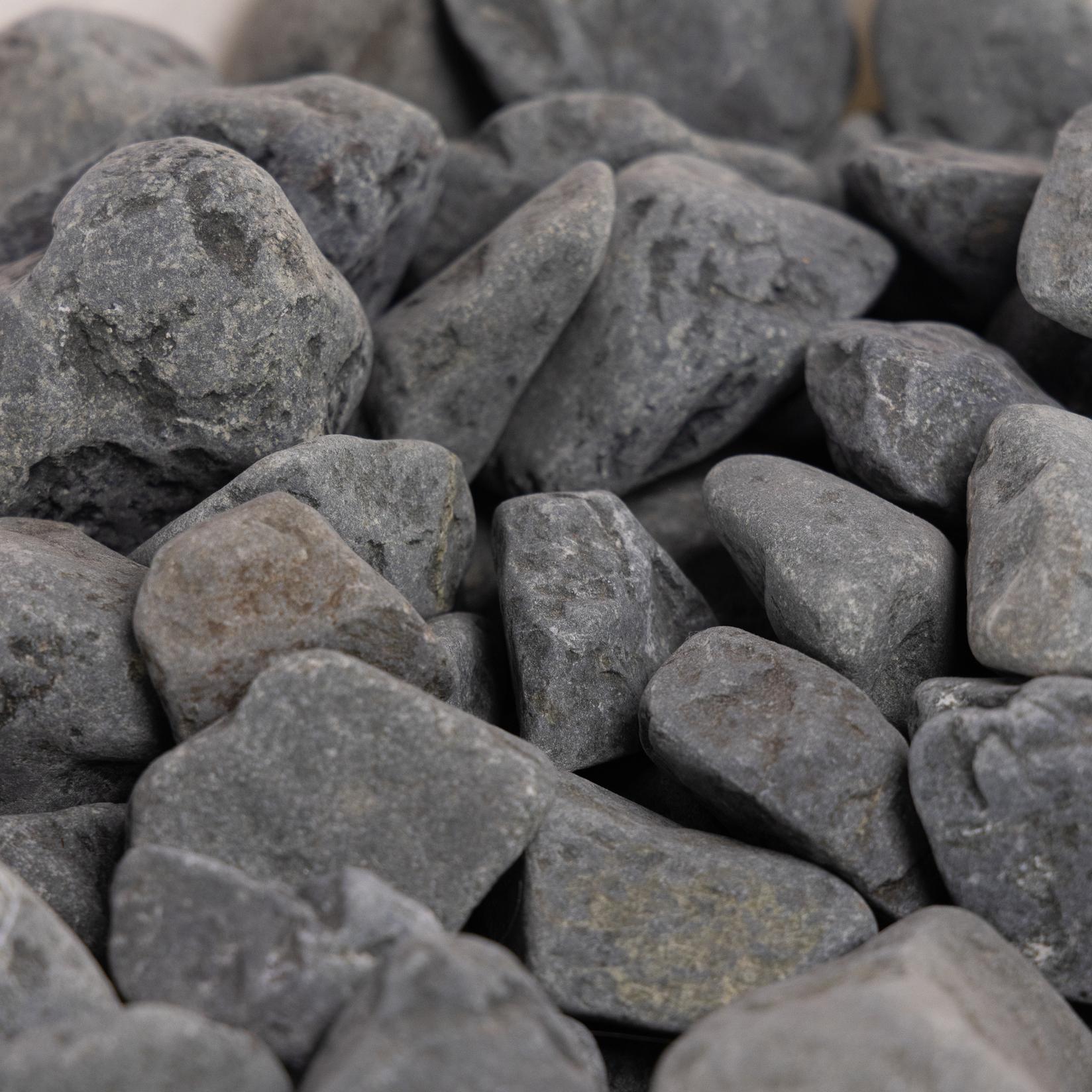 NERO Dekorativni kamen oblutak, 3-6cm 25kg, Crni