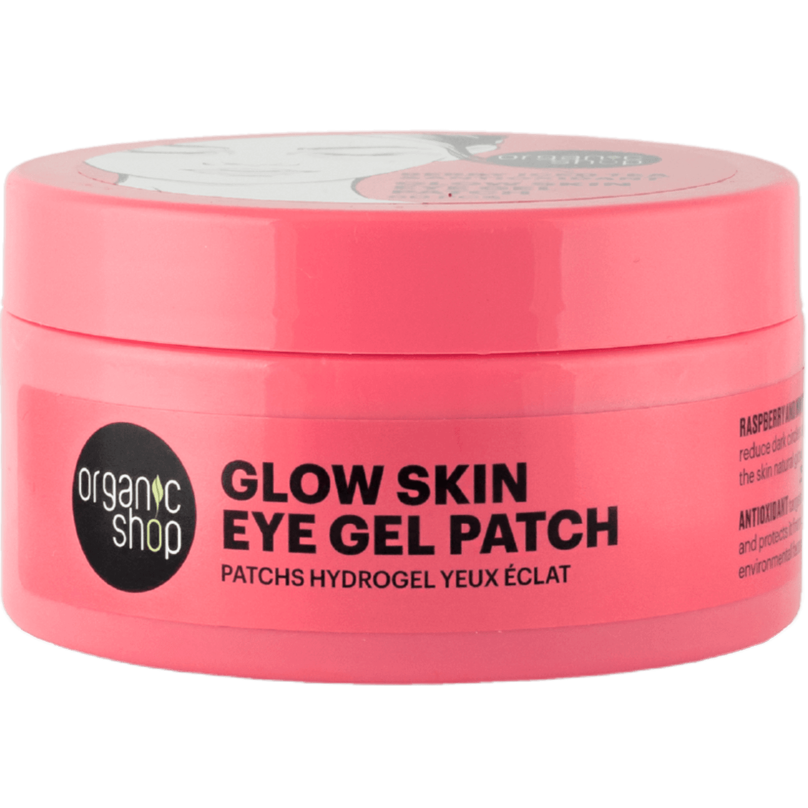 Organic Shop Jastučići za predeo ispod očiju Berry, 60 komada