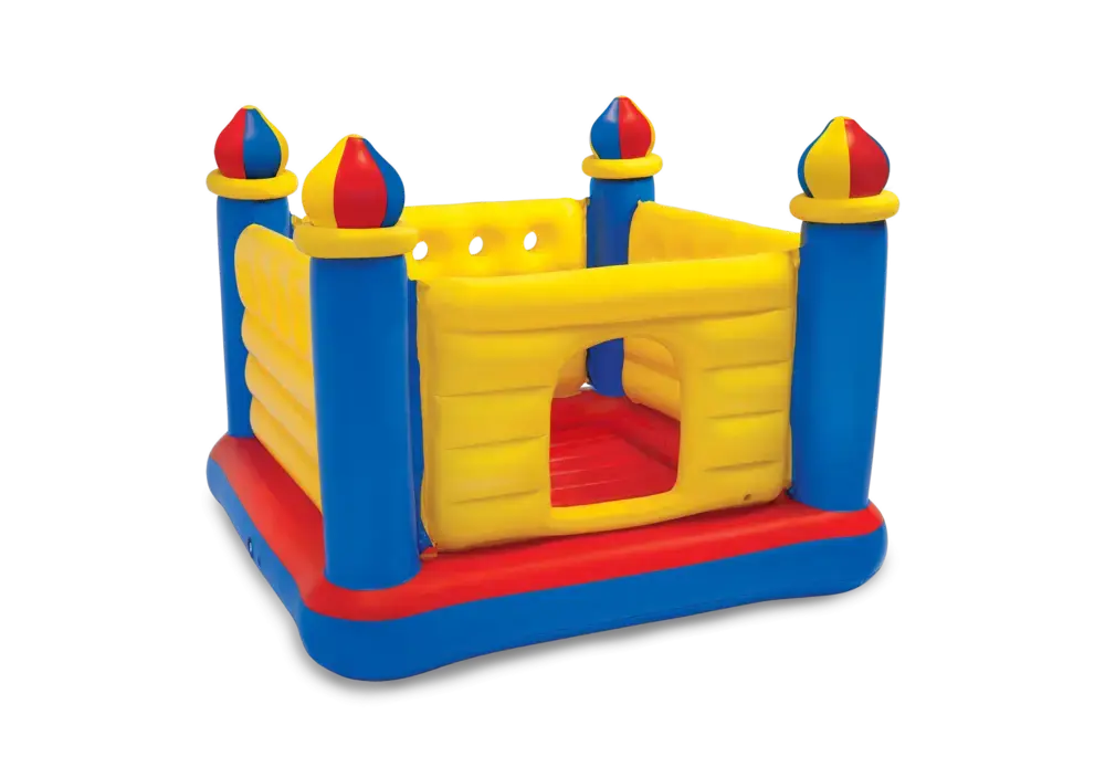 INTEX Trambolina na naduvavanje  Jump-o-lene, Plavo-žuta