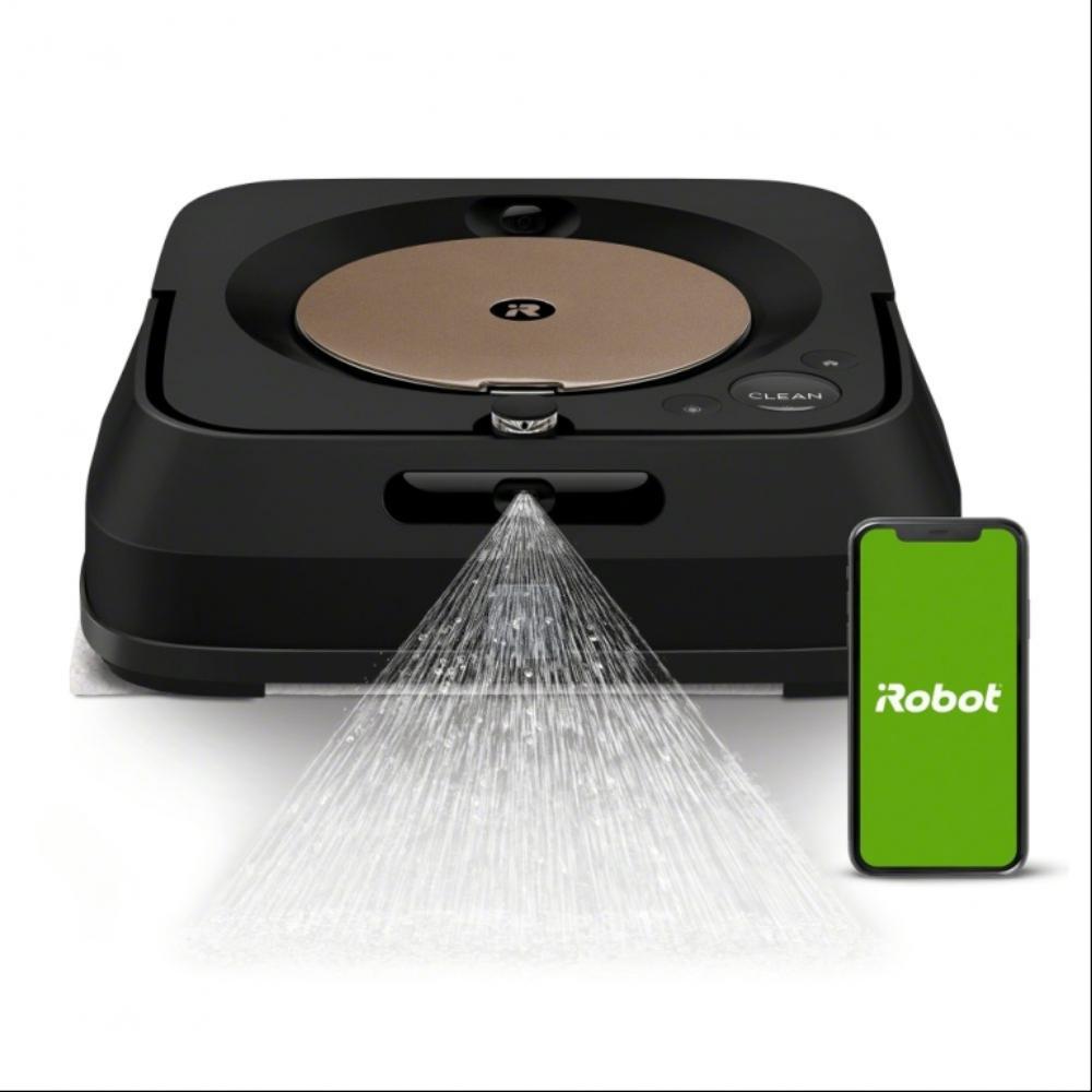 iRobot Robot brisač Braava Jet m6132, 460 ml, Crni