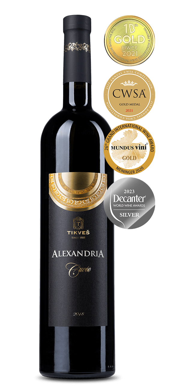 Selected image for TIKVEŠ Alexandria Cuvée crveno vino 0.75L