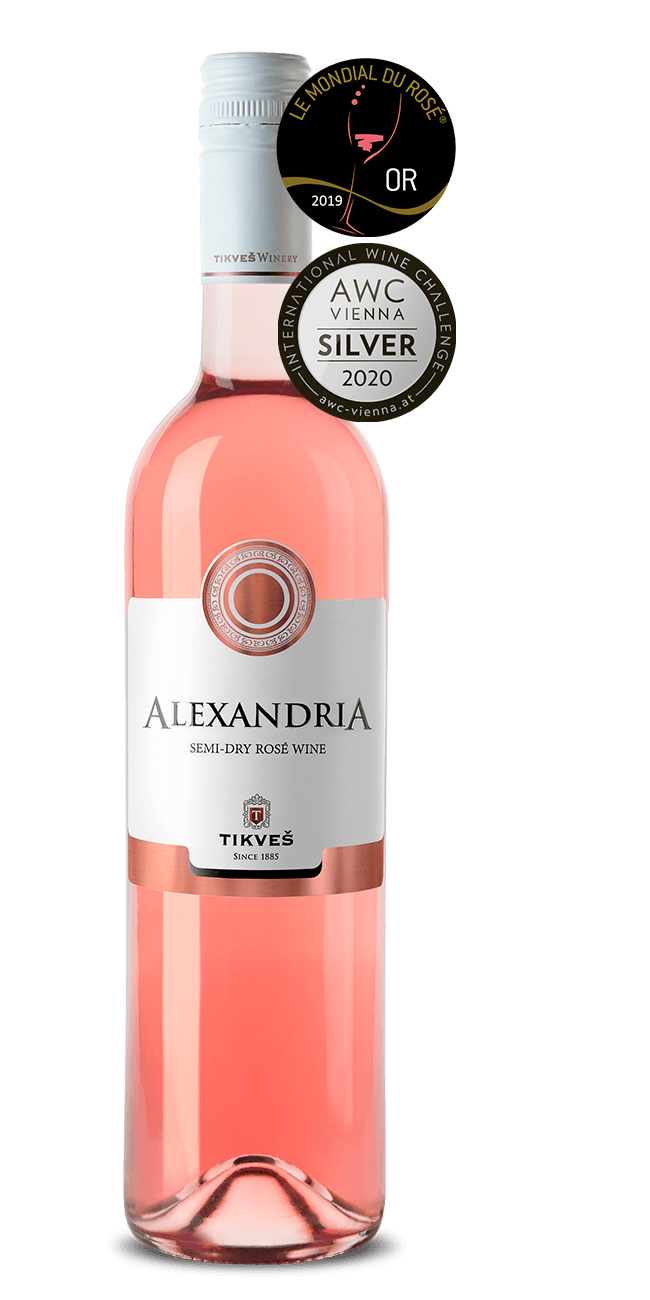 Selected image for TIKVEŠ Alexandria Rose vino 0.75L