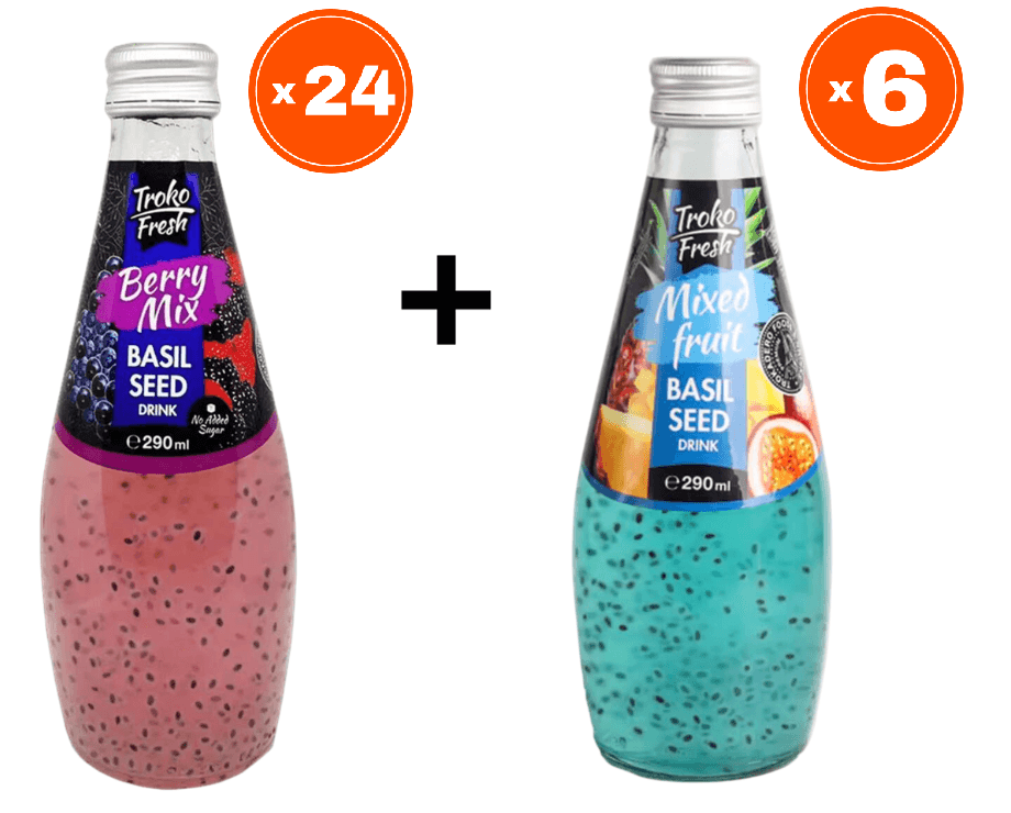 Troko Fresh Berry mix 0,29l, 24 komada + Troko Fresh Mešano voće 0,29l, 6 komada