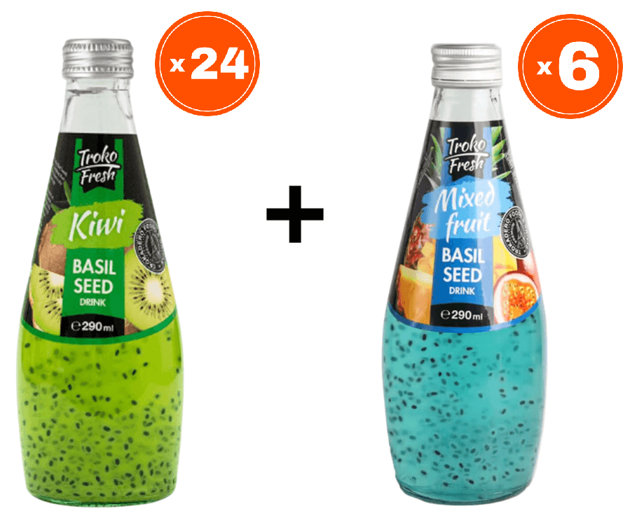 Troko Fresh Kivi 0,29l 0,29l, 24 komada + Troko Fresh Mešano voće 0,29l, 6 komada