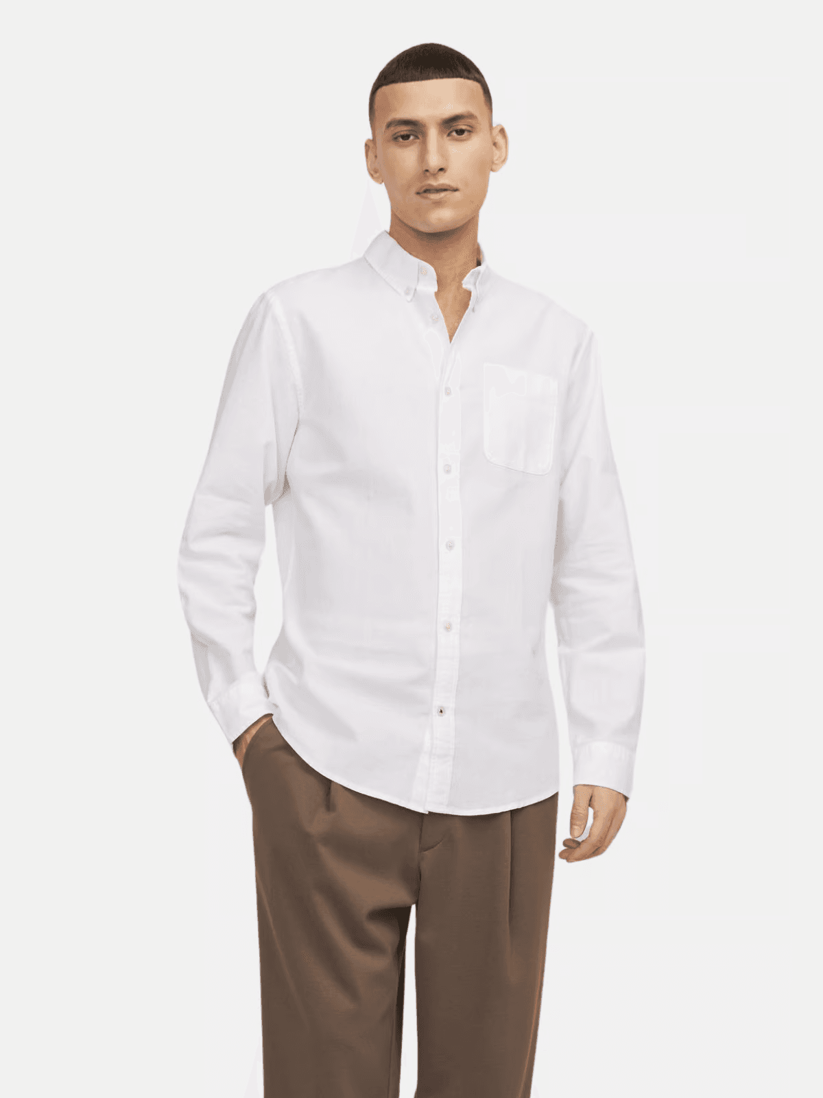 JACK & JONES Muška košulja 12182486, Bela