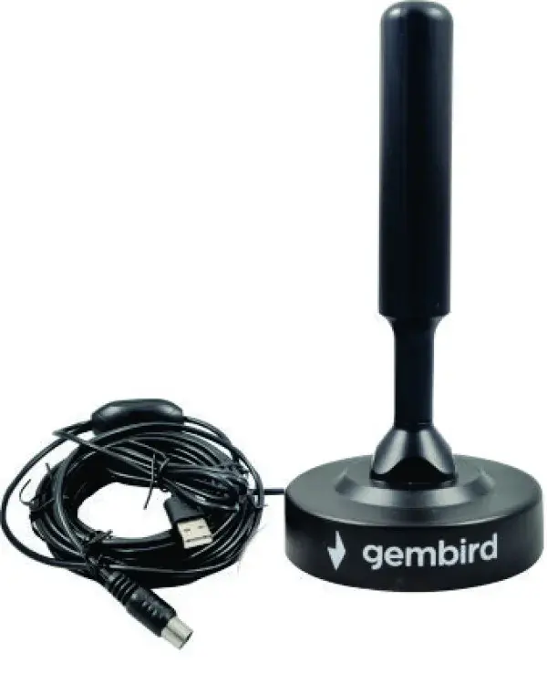 Gembird Antena sobna/spoljna sa pojacalom GMB-533USB, UHF, dobit 21dB, visina 15cm, USB, 5m (495)