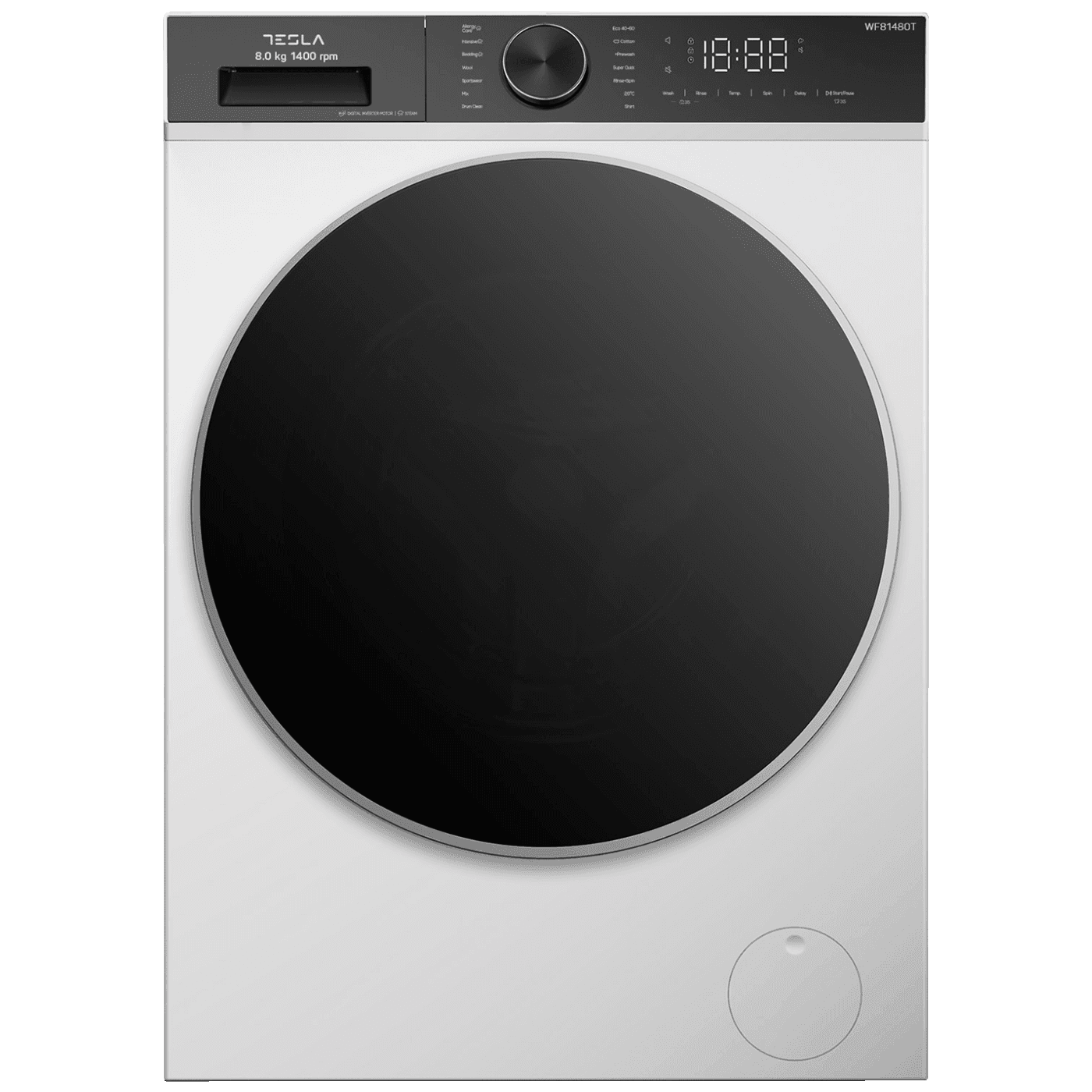 TESLA veš mašina VF81480T 8Kg, 1400 o/min, 14 programa, inverter