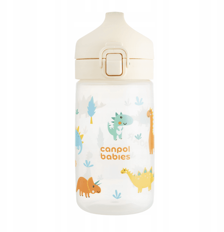 Canpol Babies Sportska flašica za bebe, 400 ml, Bež