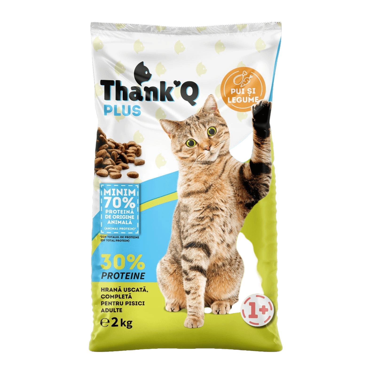 Selected image for THANK Q Kompletna suva hrana za odrasle mačke, Piletina, 2kg