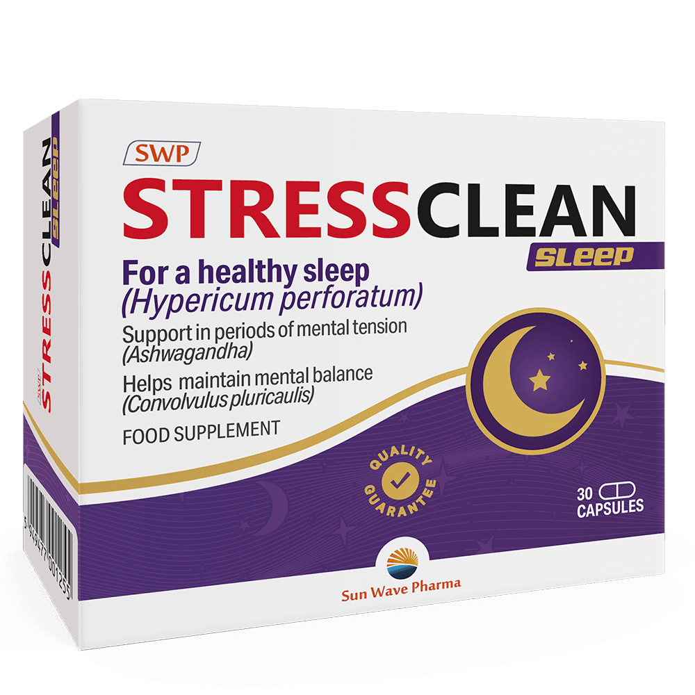 SWP Stressclean Sleep za miran san, 30 kapsula