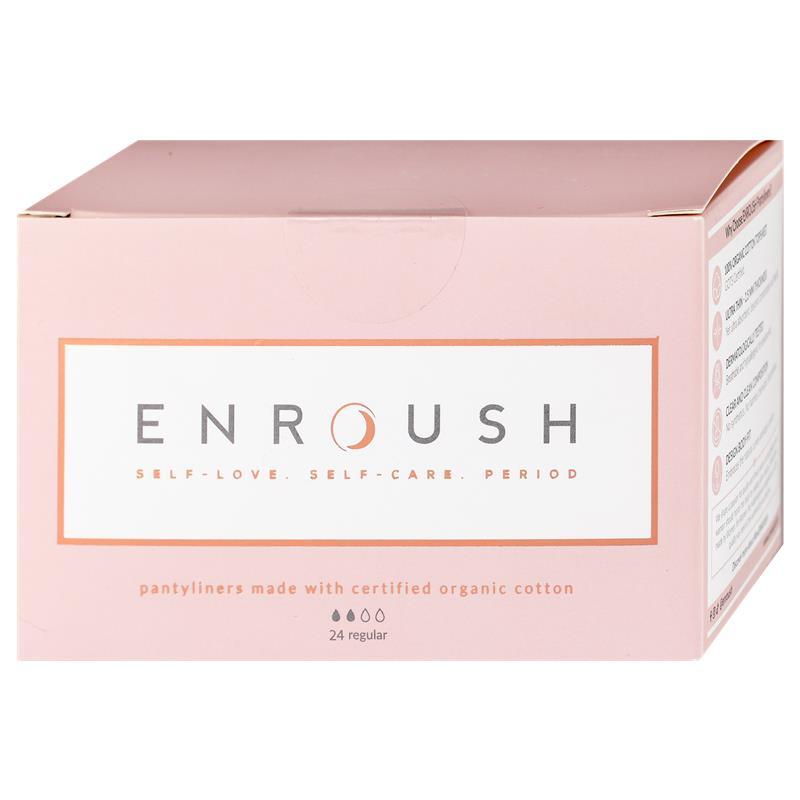 ENROUSH Higijenski dnevni ulošci od organskog pamuka, 24 komada