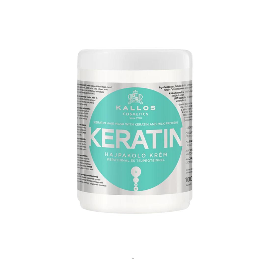 Kallos Maska za kosu Keratin, 1000 ml