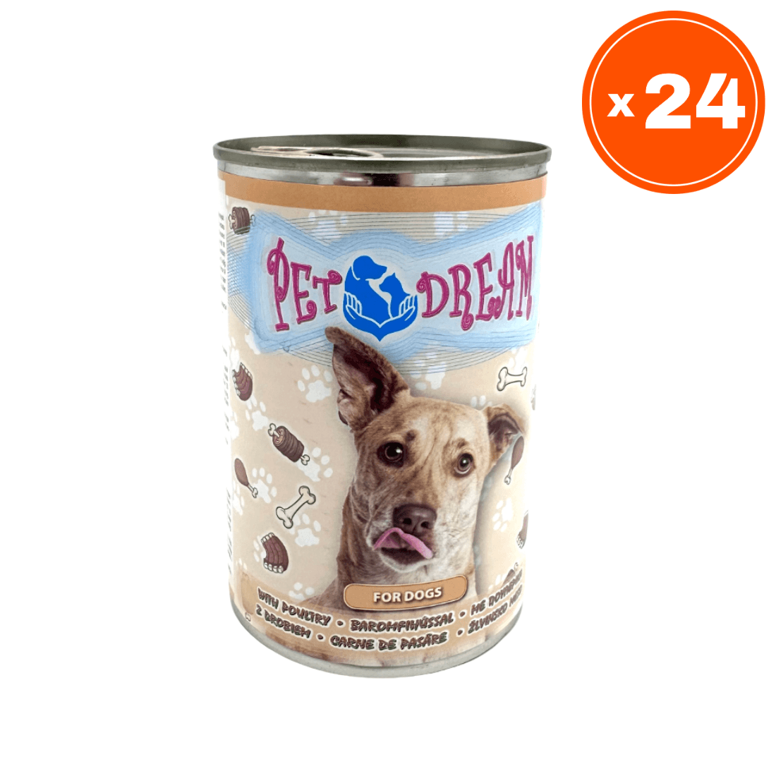 Pet Dream Vlažna hrana za pse, 24x 415g