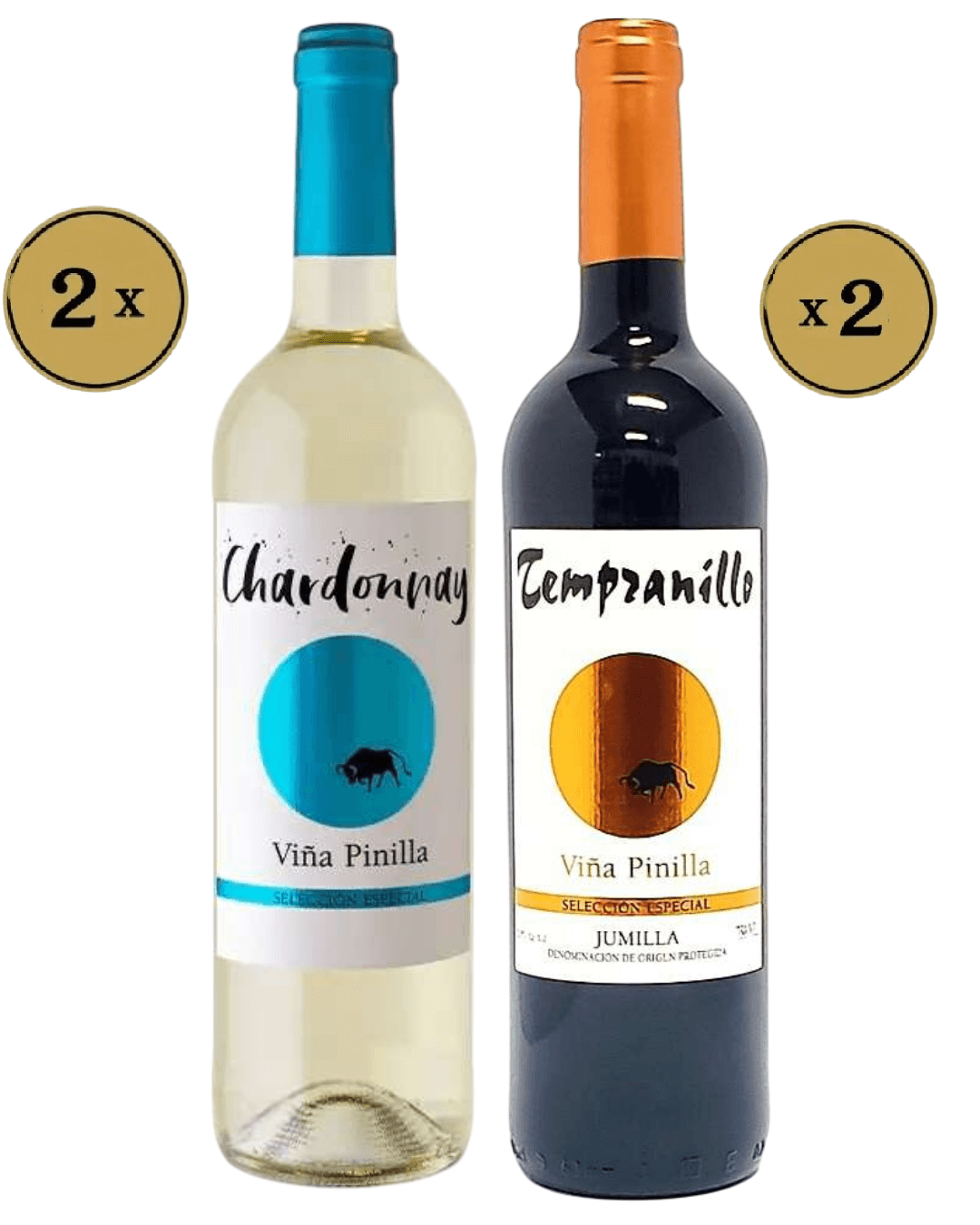 Pinilla Belo vino Sauvignon Blanc 0.75l, 2 komada i Pinilla Belo vino Chardonnay 0.75l, 2 komada