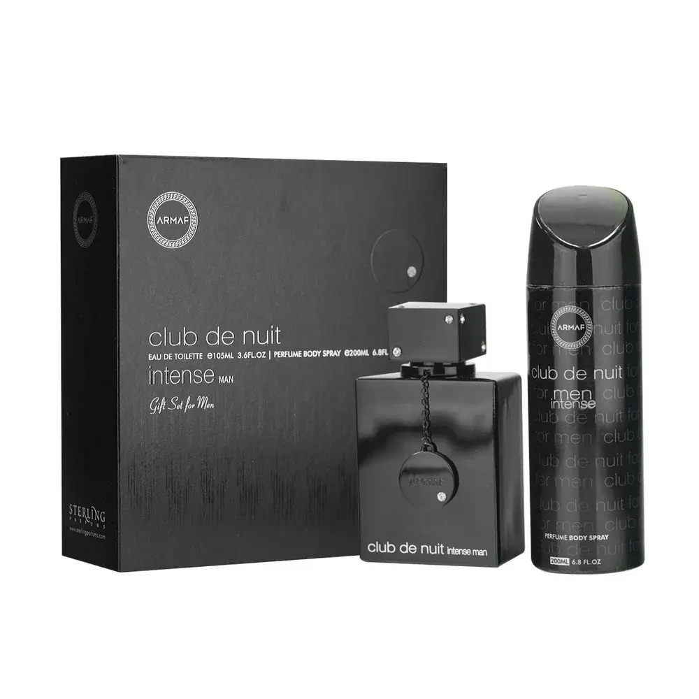 Armaf Muški poklon set Club de Nuit Intense Man, 105 ml EDT + 200 ml Body sprej