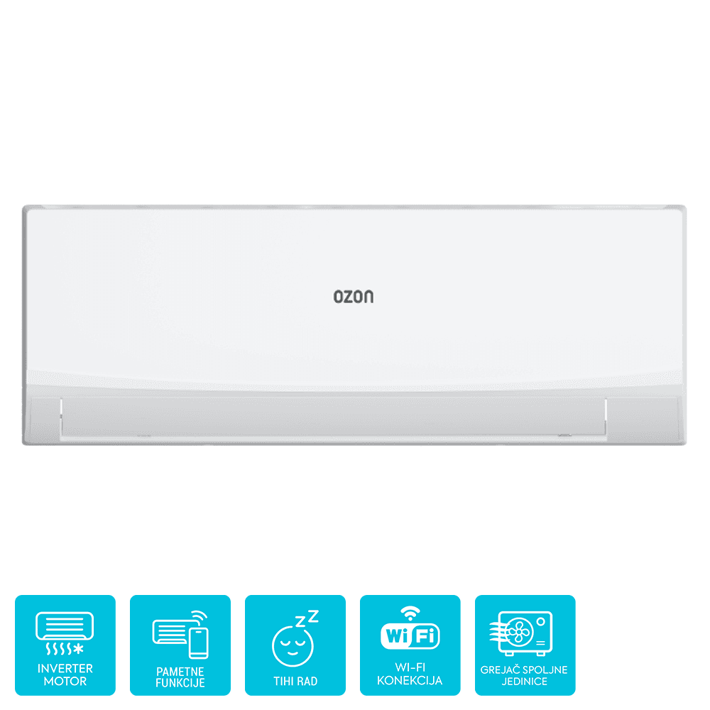 Ozon Inverter kilma S/U18AWHBM75, 18K BTU, Wifi, Grejač spoljne jedinice