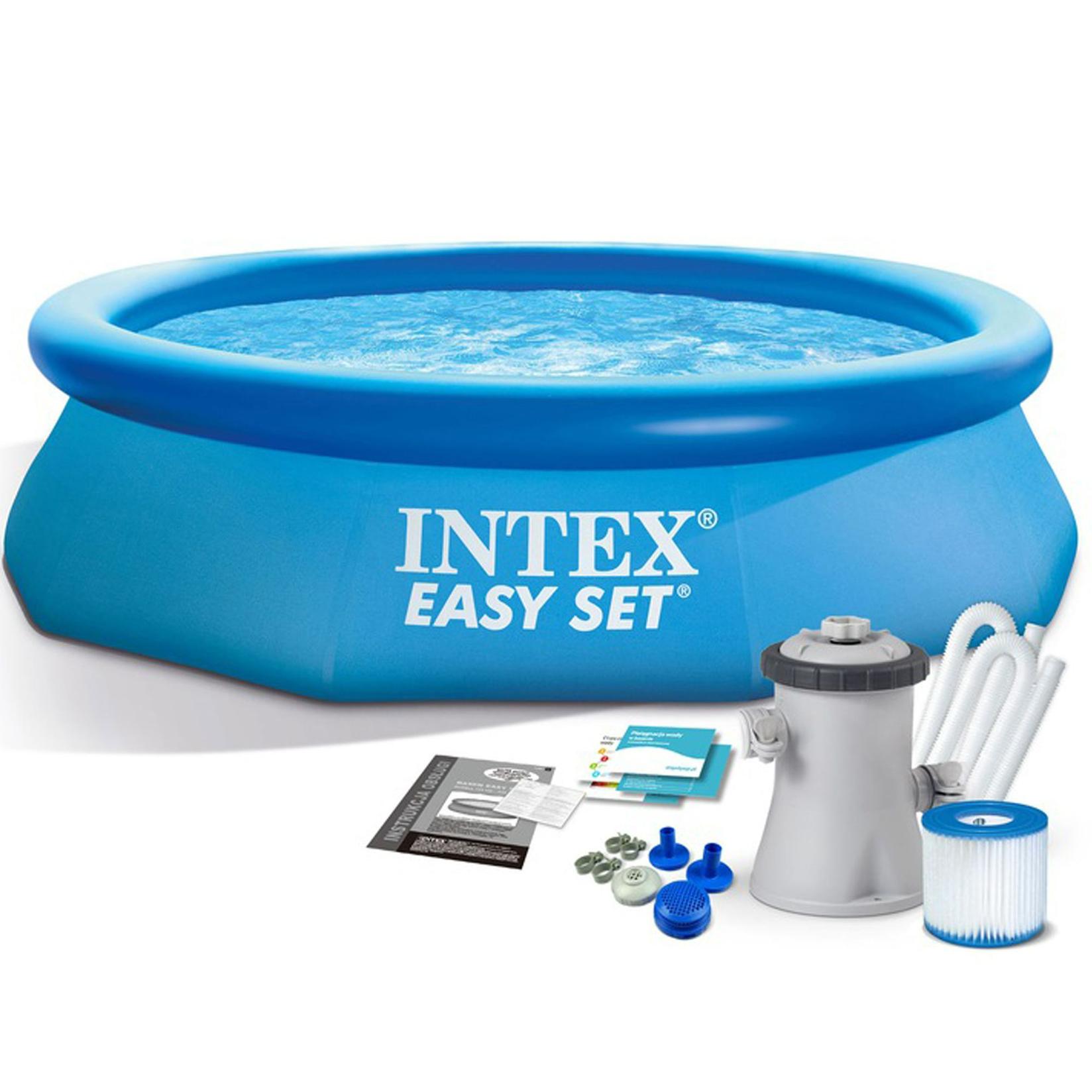 Intex Easy set Okrugli bazen, Sa pumpom, 3.05 x 0.76