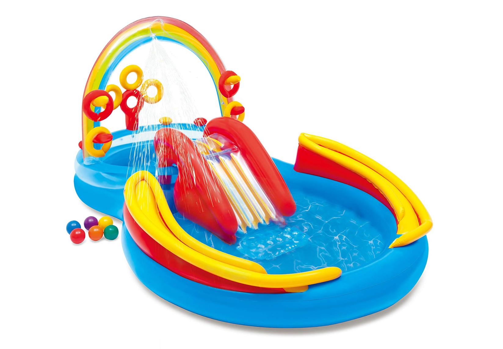 Selected image for INTEX Rainbow Ring Play Center Dečji bazen 2.97 x 1.93 x 1.35 m, 428 l