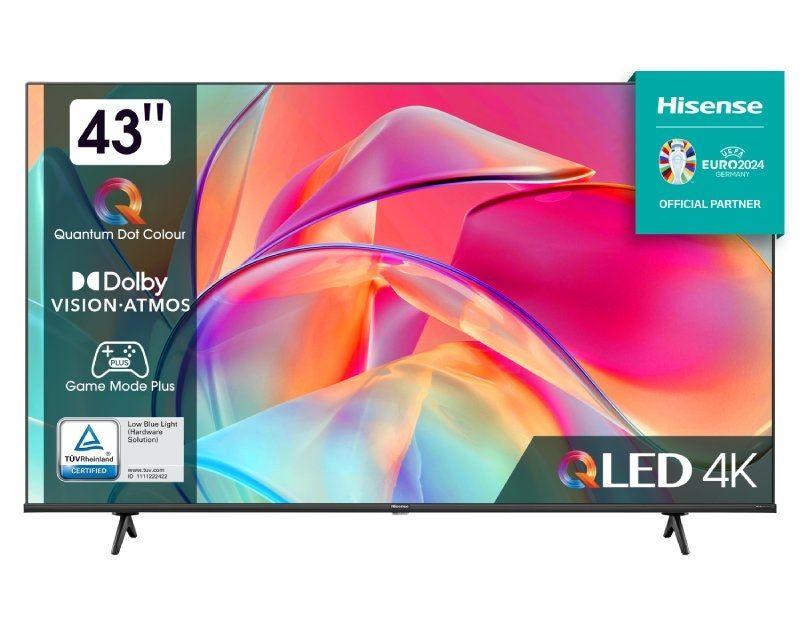 HISENSE 43E7KQ Televizor, 43", Smart, QLED, 4K UHD, 60 Hz, VIDAA, Crni