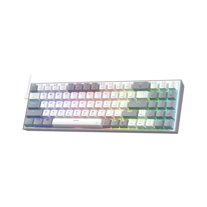 REDRAGON Gaming tastatura Pollux RGB bela