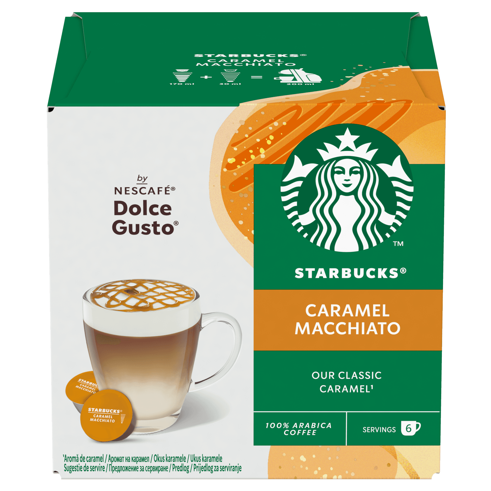 Starbucks Nescafe Dolce Gusto Kapsule za kafu Caramel Macchiato, 12 kapsula , 127.8