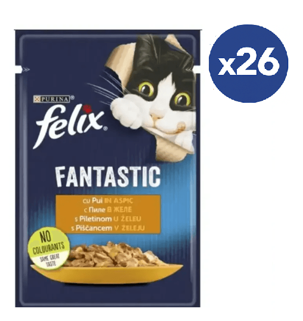 Felix Sos za mačke sa piletinom, 26x85g