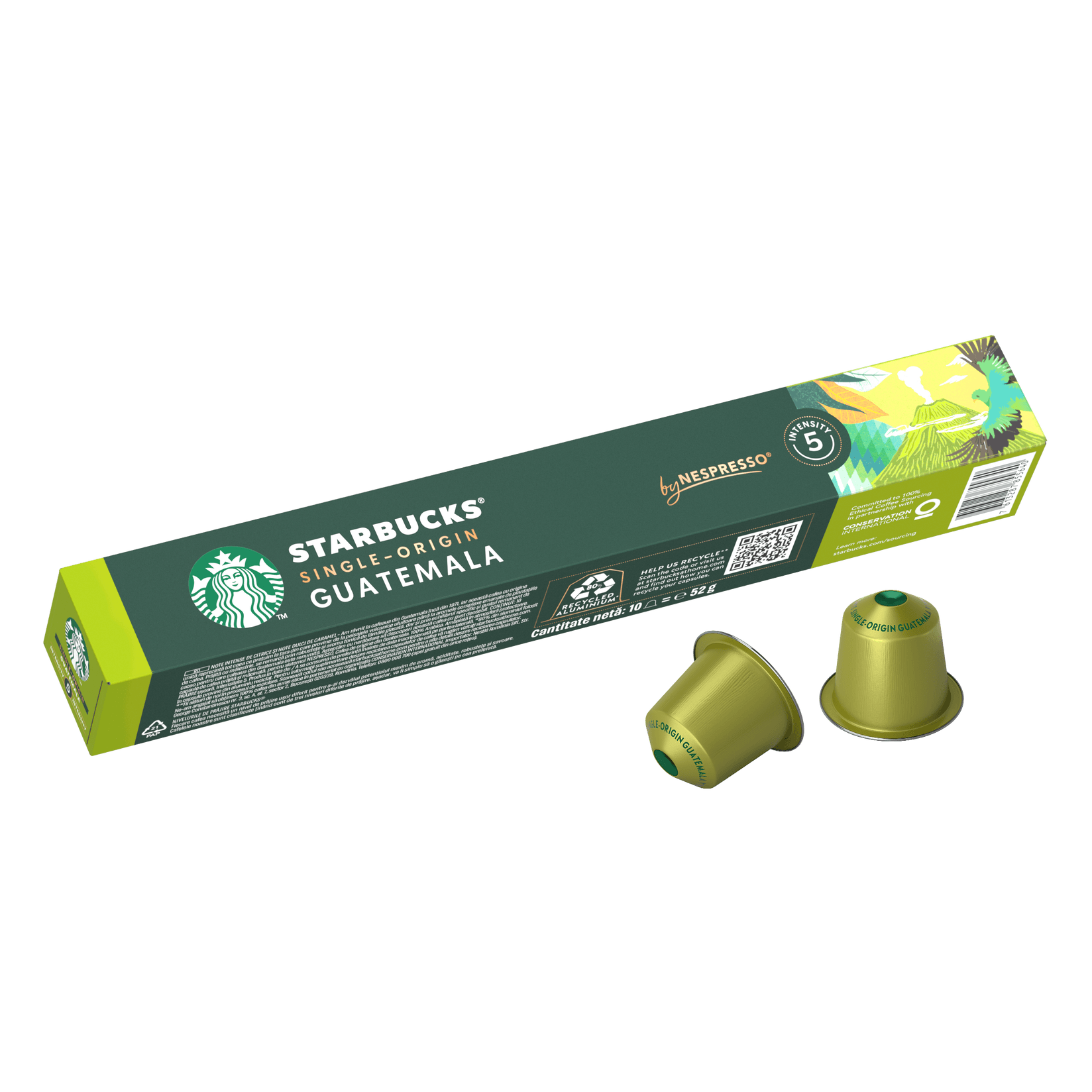 Starbucks Nespresso Kapsule za kafu Single-Origin Guatemala, 10 kapsula, 52g