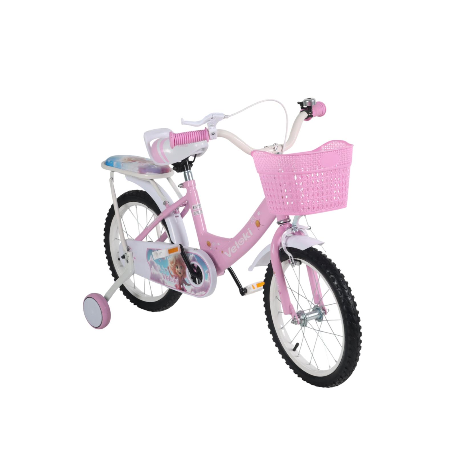 Bicikl za devojčice, 16", Roze