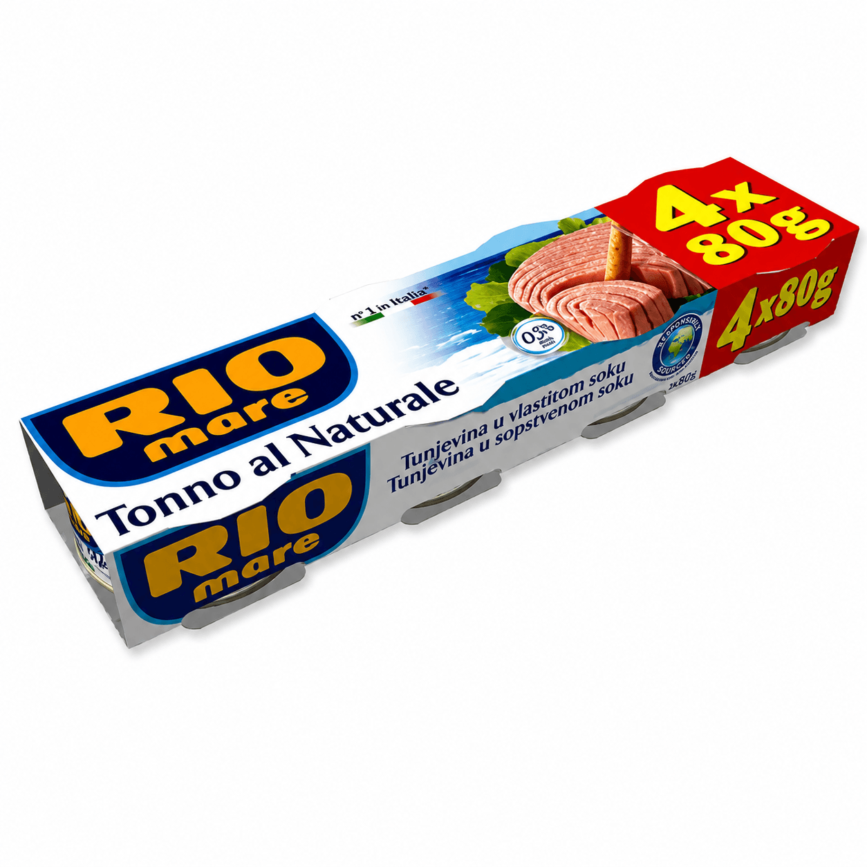 Rio Mare Tunjevina u sopstvenom soku, 4x80g