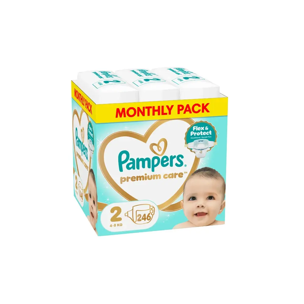 Pampers Pelene Premium Care 2, Monthly, 4-8 kg, 246/1