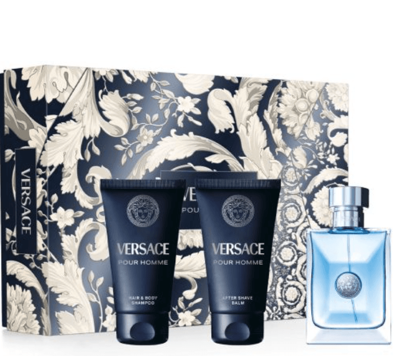 Versace Muški poklon set  Pour Homme, EDT, 100 ml + Gel za tuširanje, 150 ml + EDT, 5 ml