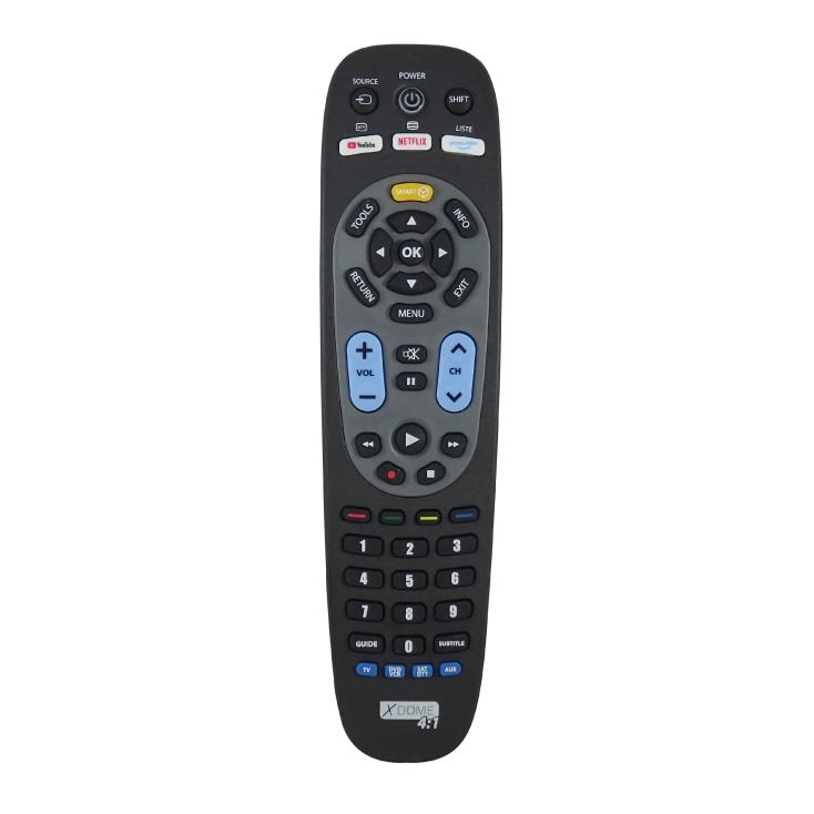 STV XDOME 4:1 Univerzalni daljinski upravljač, Crni