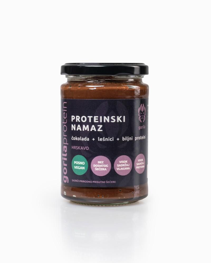 Gorila protein Proteinski namaz, Čokolada-lešnik, 375 g