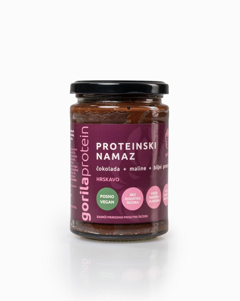 Gorila protein Proteinski namaz, Čokolada-malina, 375 g