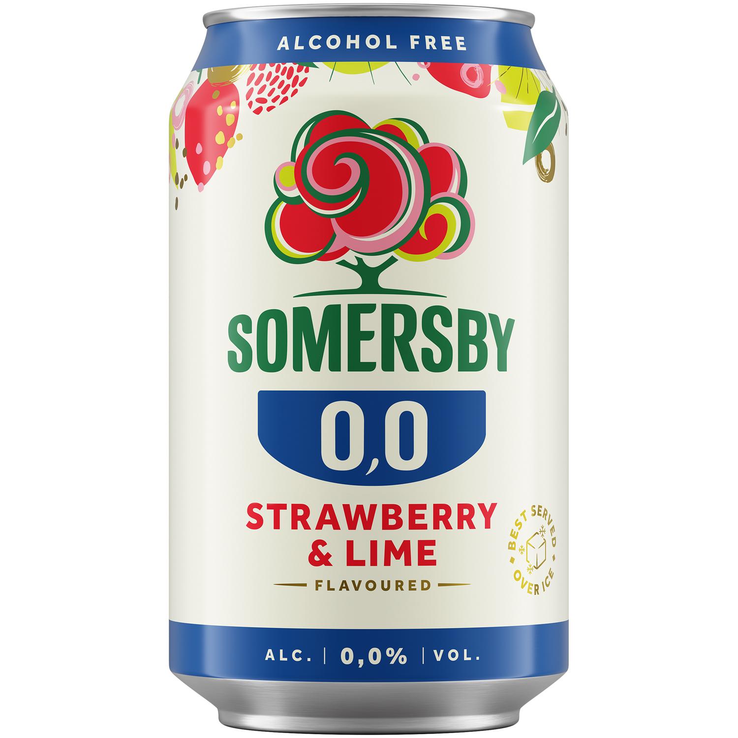 SOMERSBY Cider Jagoda, 0% Alkohola, 0.33l